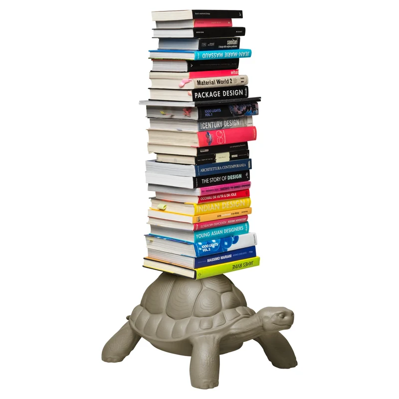 Bücherregal TURTLE CARRY in grau
