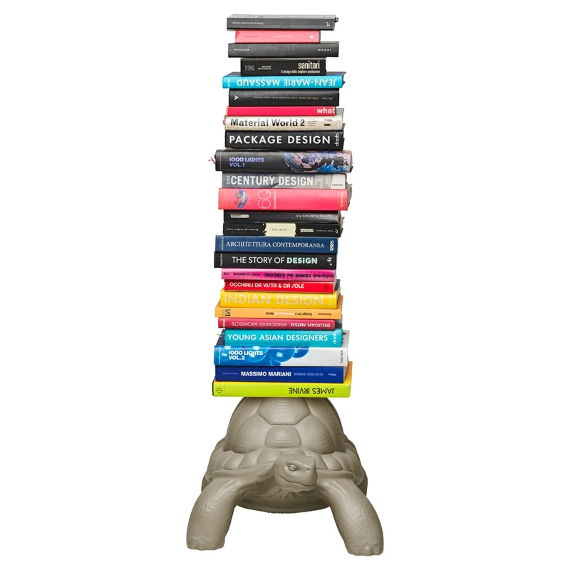 Bücherregal TURTLE CARRY in grau