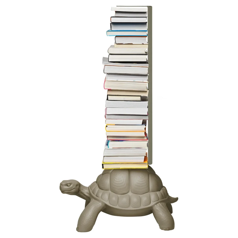 Bücherregal TURTLE CARRY in grau
