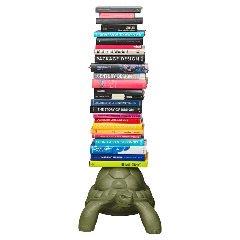 Bücherregal TURTLE CARRY in grün