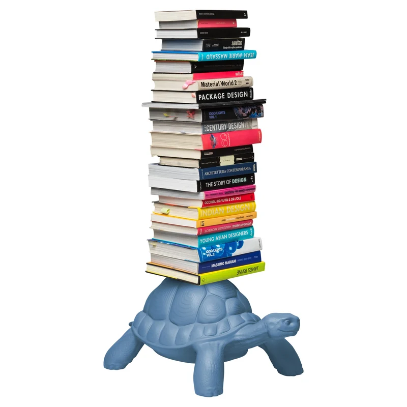 Bücherregal TURTLE CARRY in hellblau