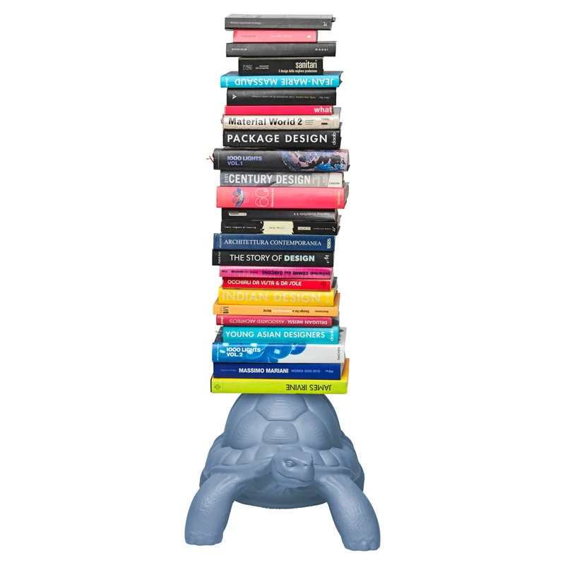 Bücherregal TURTLE CARRY in hellblau