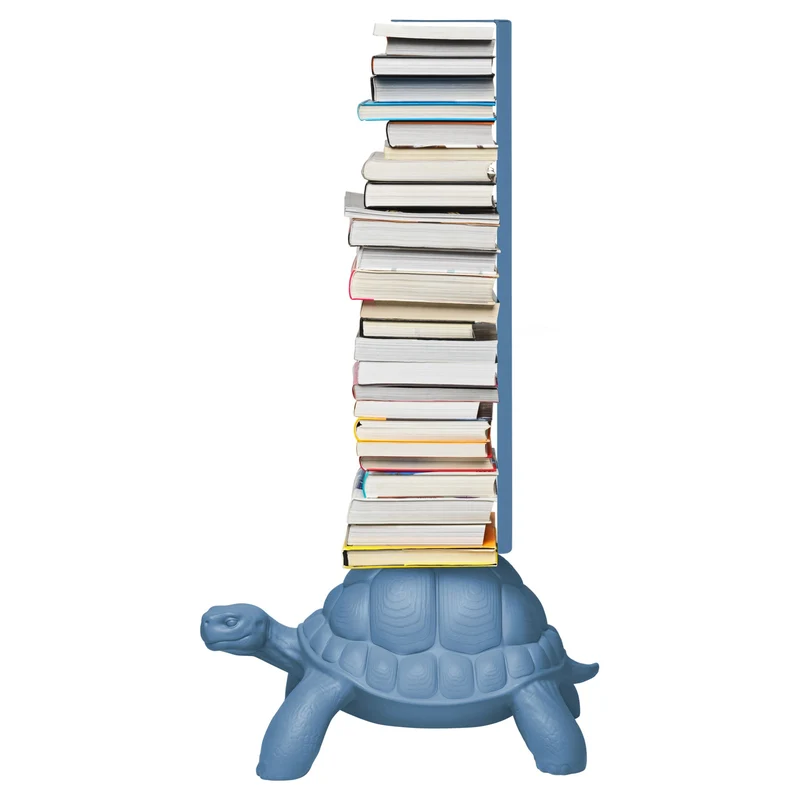 Bücherregal TURTLE CARRY in hellblau