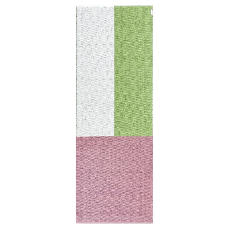 In- & Outdoor Teppich Color Block Kiwi Pink 70 × 200cm