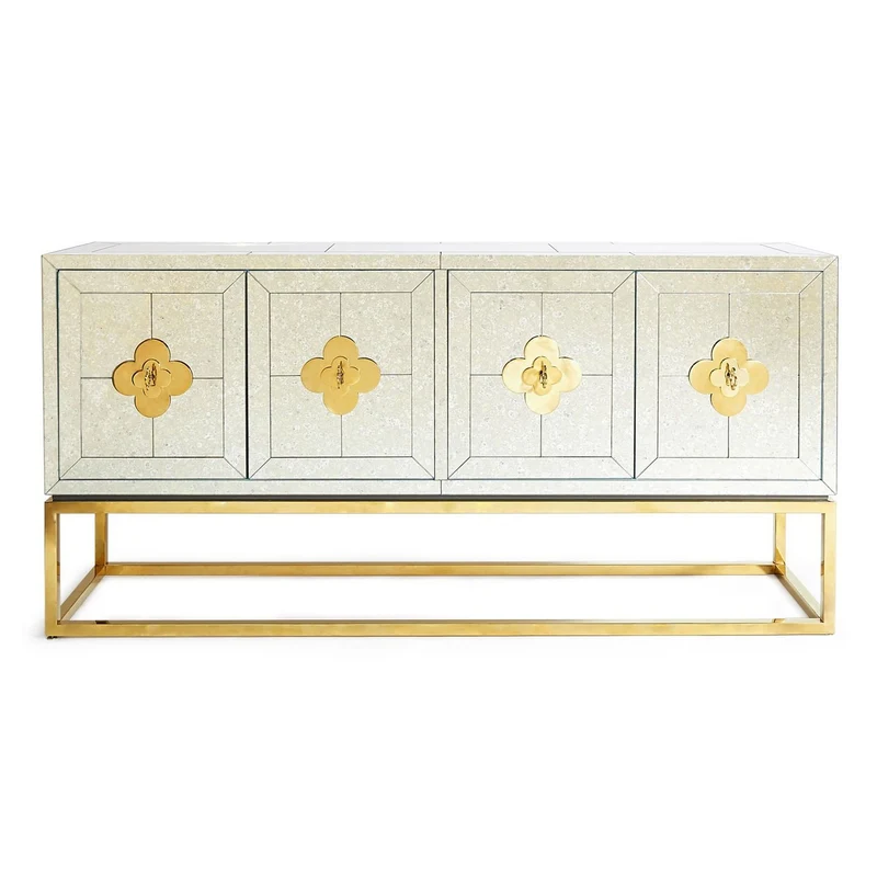 Kommode DELPHINE CREDENZA silber