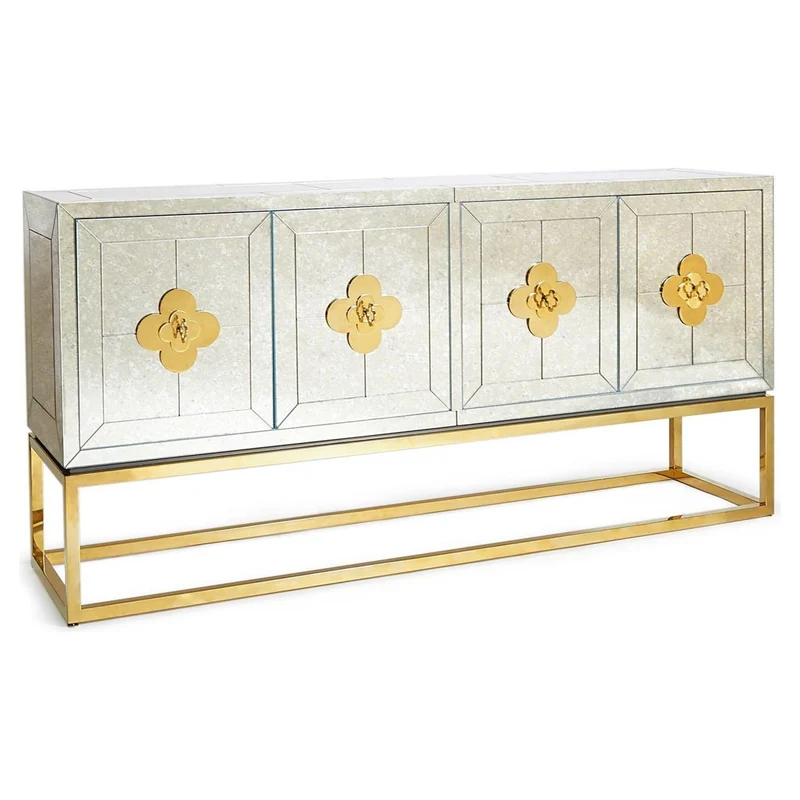 Kommode DELPHINE CREDENZA silber