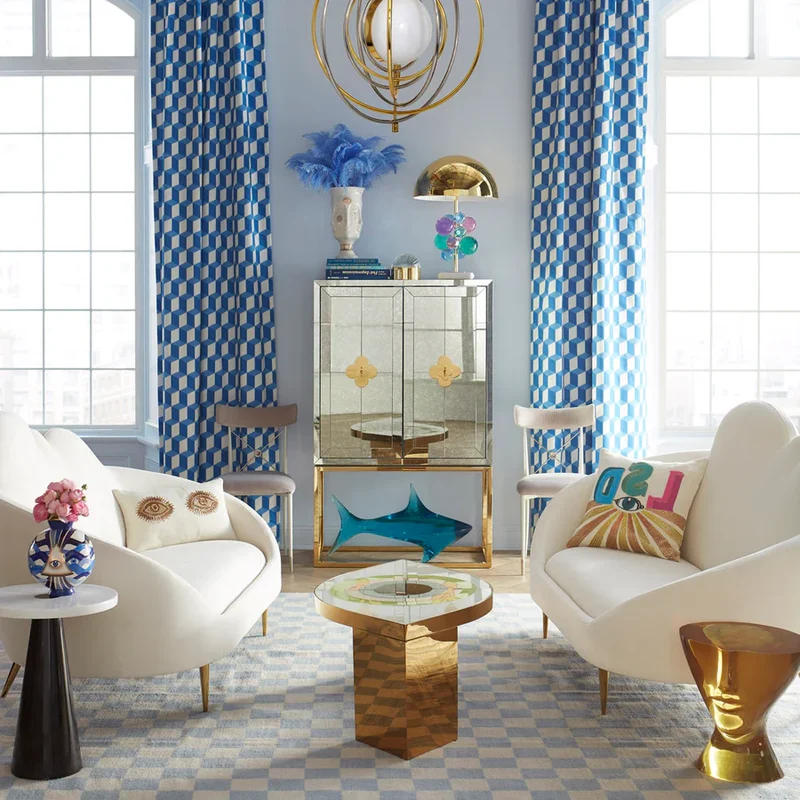 Barschrank DELPHINE silber
