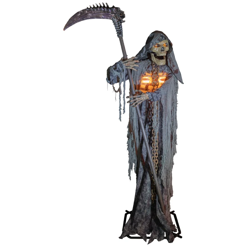 Halloween Standfigur "XXL Sensenmann" - Animatronic Outdoor geeignet | 300 cm