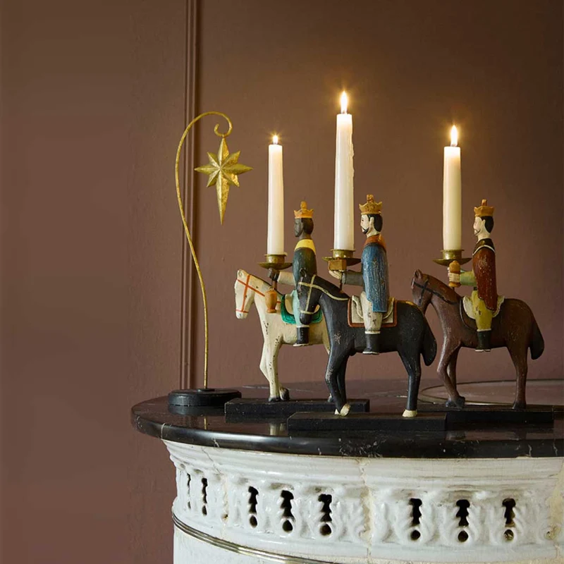 Kerzenhalter "Heilige 3 Könige" 3er Set