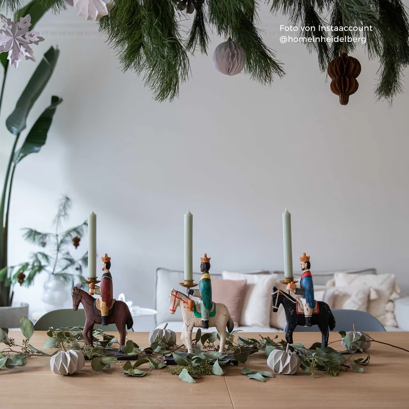Kerzenhalter "Heilige 3 Könige" 3er Set