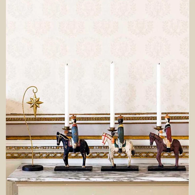 Kerzenhalter "Heilige 3 Könige" 3er Set