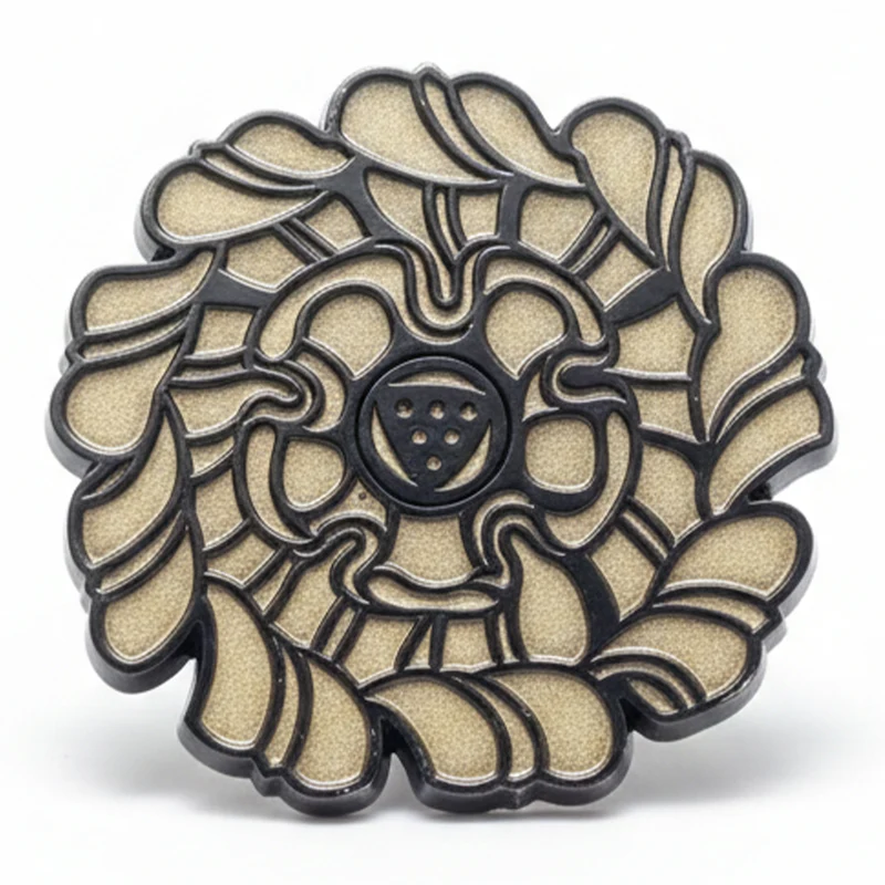 Anstecker Rosette gold - Berlinerschloss