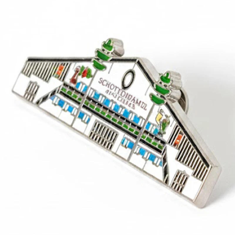 Anstecker Schottenhamel Festzelt Fassade