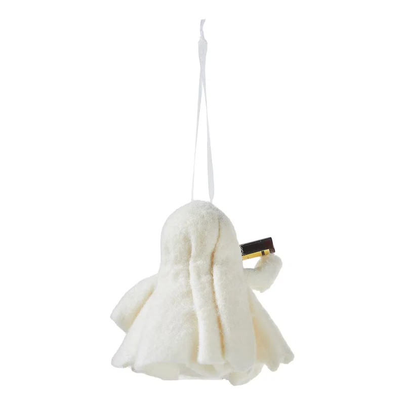 HANG ON Filz-Anhänger Geist mit Rotwein