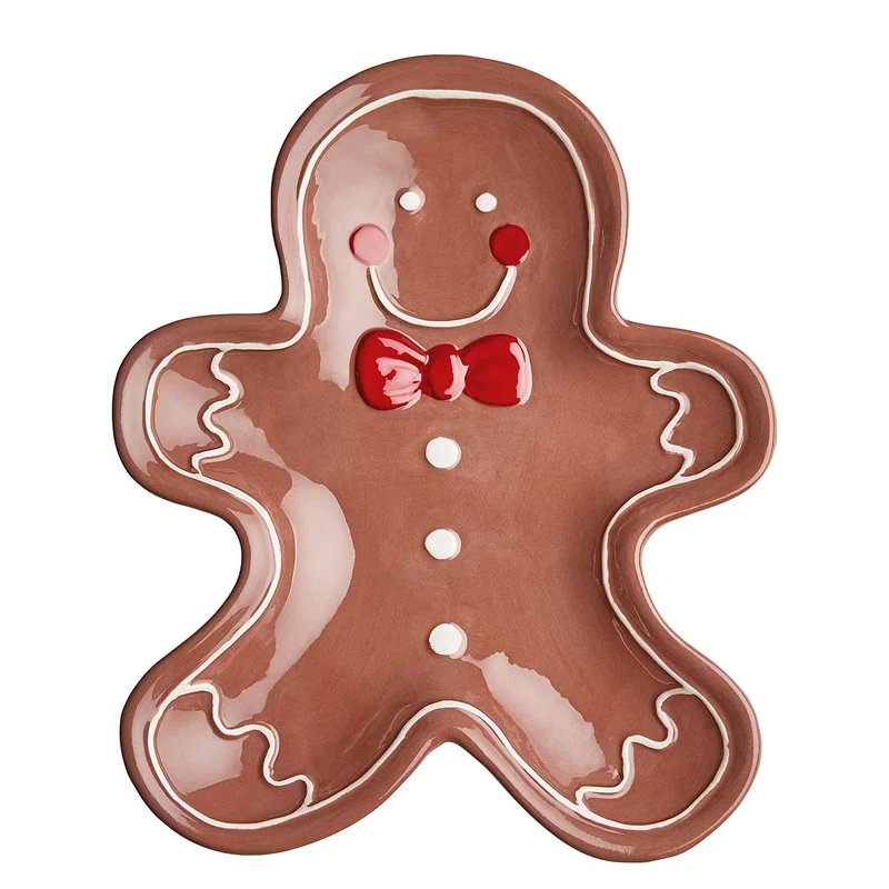 SWEET X-MAS Deko-Teller Lebkuchenmann