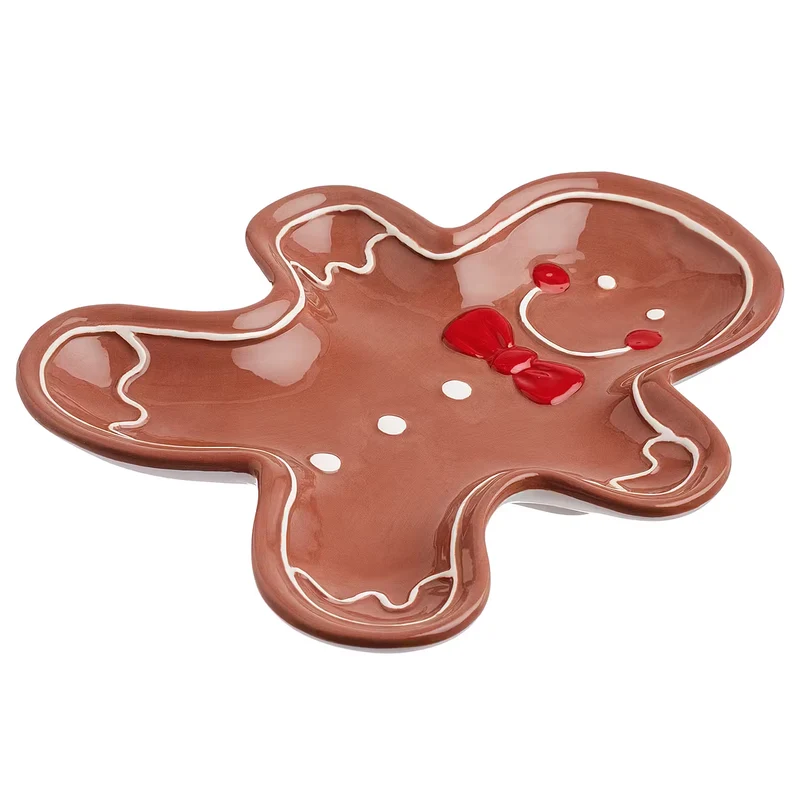 SWEET X-MAS Deko-Teller Lebkuchenmann