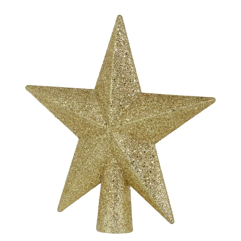 X-MAS Baumspitze Stern Glitter