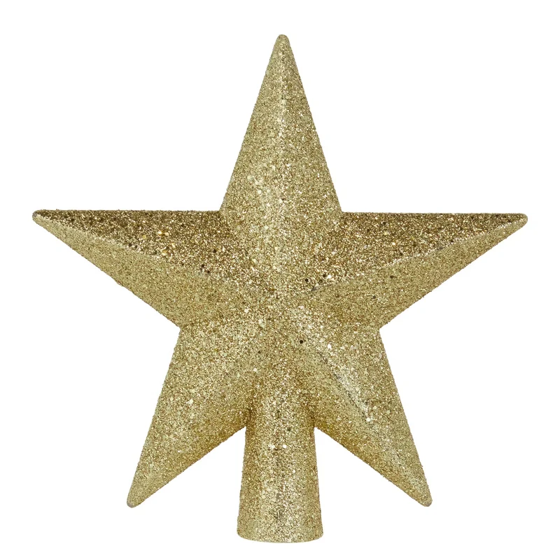 X-MAS Baumspitze Stern Glitter