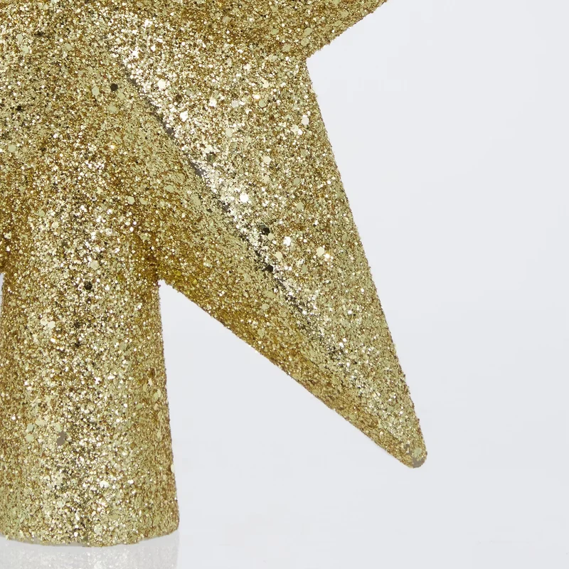 X-MAS Baumspitze Stern Glitter