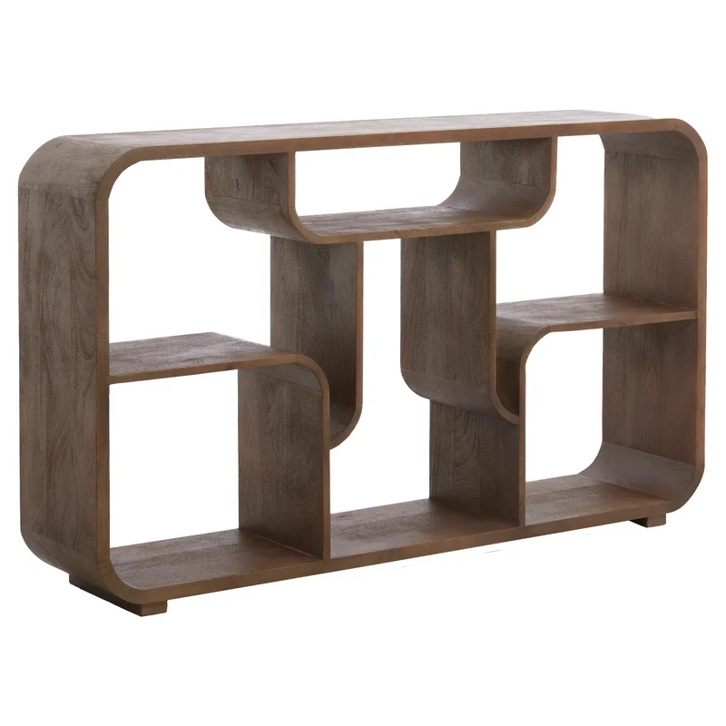 Sideboard LABARE grau-dunkelbraun 140x30x82cm