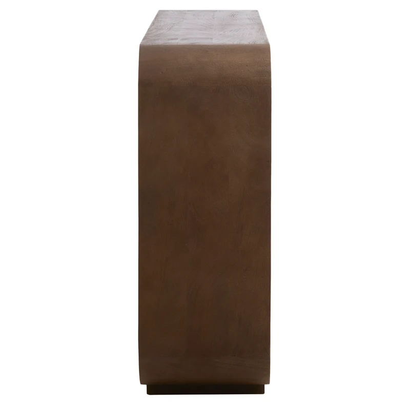 Sideboard LABARE grau-dunkelbraun 140x30x82cm