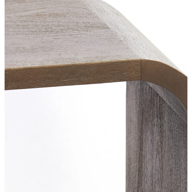 Sideboard LABARE grau-dunkelbraun 140x30x82cm