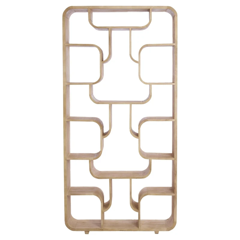 Standregal LABARE naturell 100×30×200cm