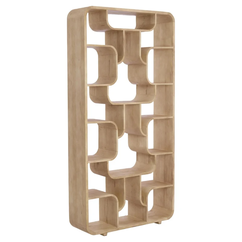 Standregal LABARE naturell 100×30×200cm