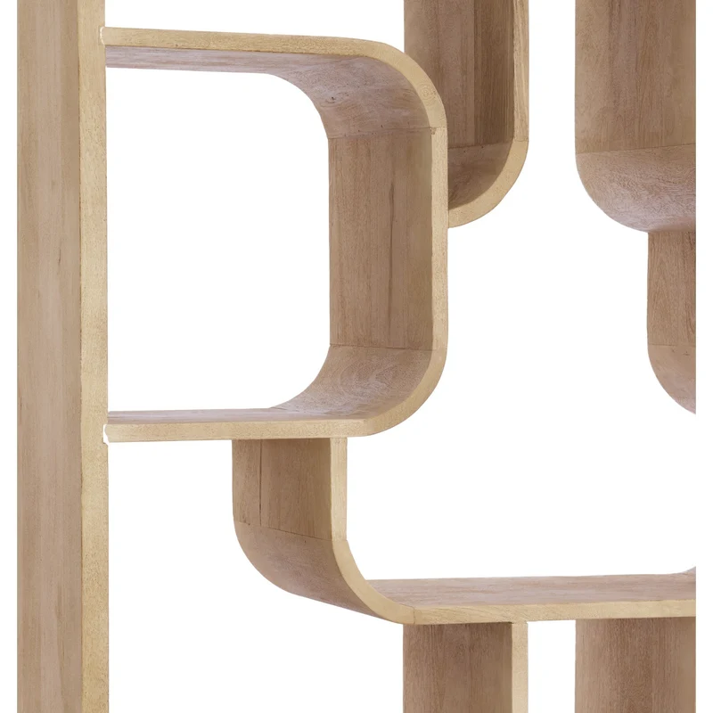 Standregal LABARE naturell 100×30×200cm