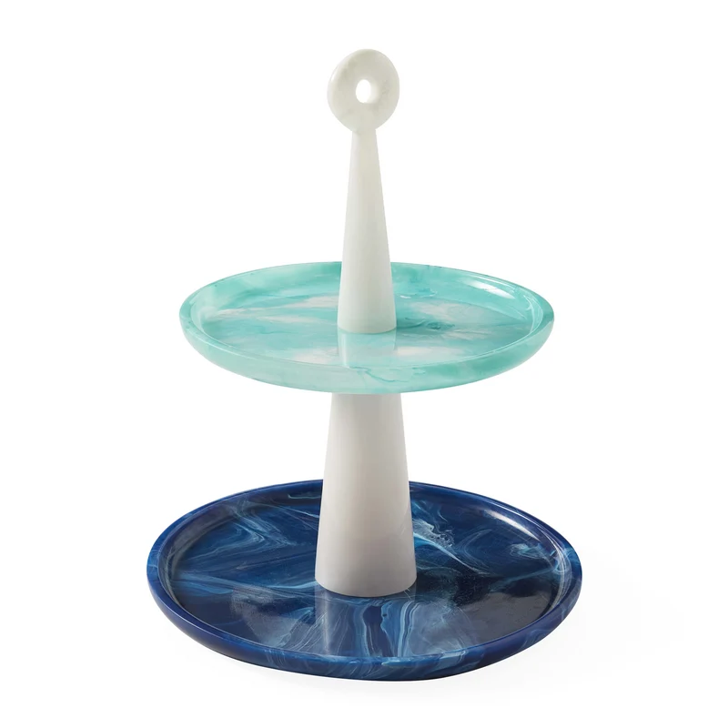 Etagere COMO TIERED blau