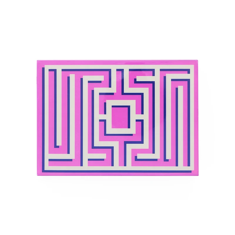 Karten-Set LABYRINTH pink