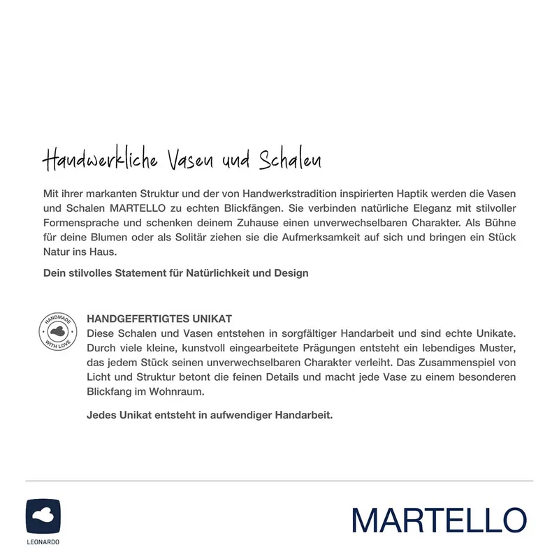Tischlicht MARTELLO 10 cm