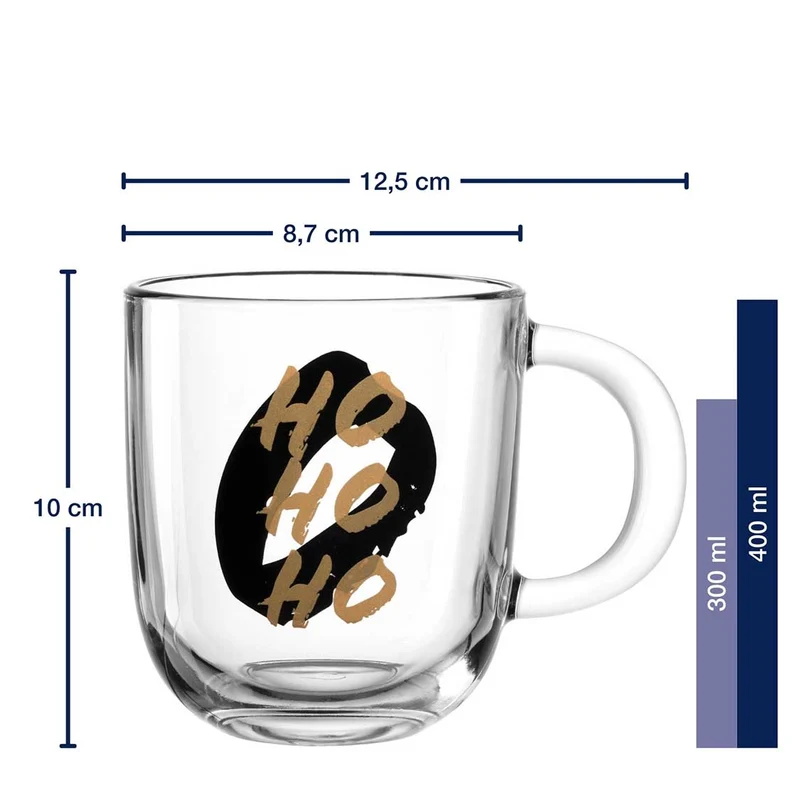 Tasse SILENZIO 400 ml 'HO HO HO'