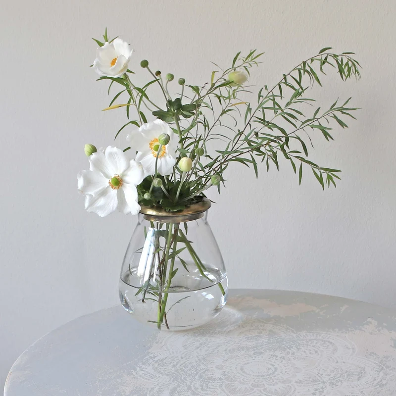Vase mit goldenem Rand "Provence"