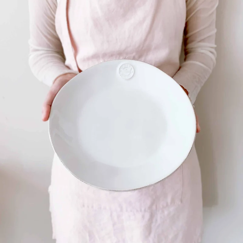 Weißer Speiseteller 6-er Set | 27 cm