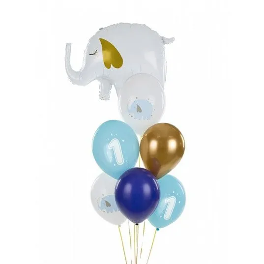 Luftballon Mix erster Geburtstag (50 Stück)