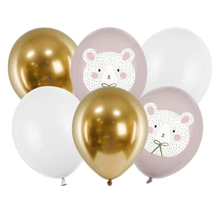 Luftballon Mix Bär (6 Stück)