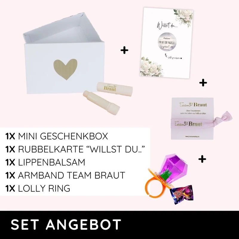 Mini Geschenkset Brautjungfer