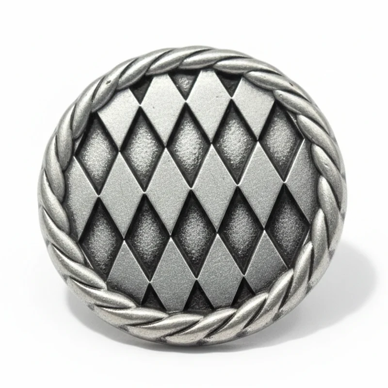 Anstecker Münze Bayerische Rauten silber