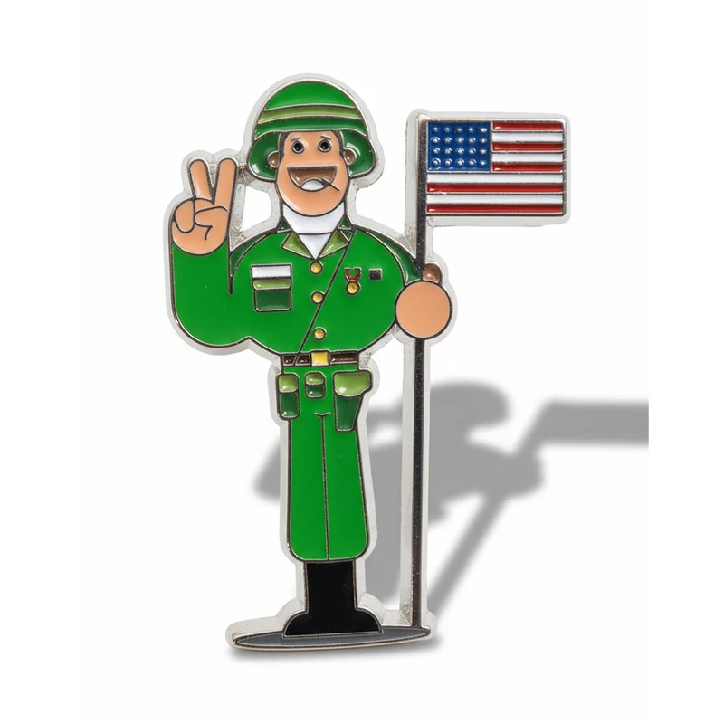 Anstecker Happy Soldier United States (US)