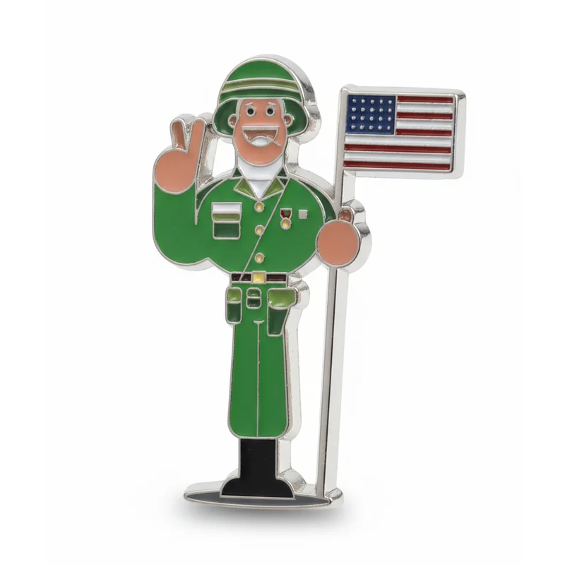Anstecker Happy Soldier United States (US)