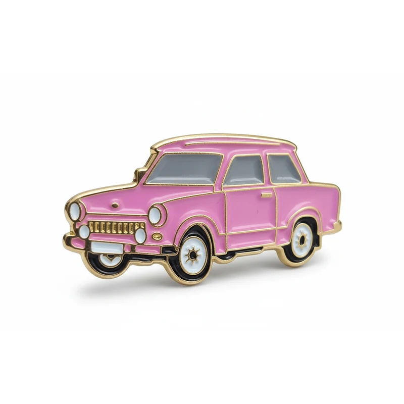 Anstecker Trabi pink