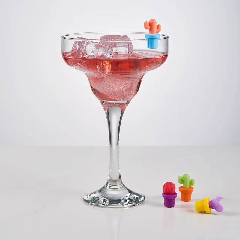MY DRINK Glasmarker Kaktus 6er-Set