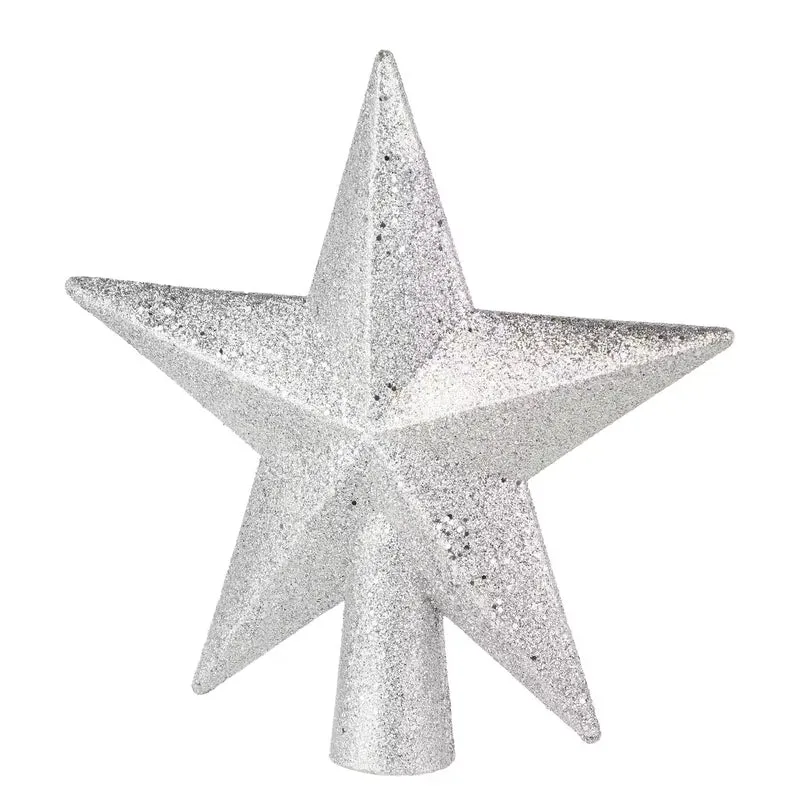 X-MAS Baumspitze Stern Glitter