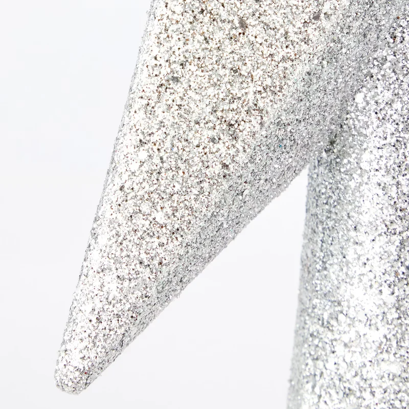 X-MAS Baumspitze Stern Glitter