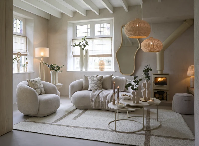 Teppich BUKIT crème naturell 200x300cm