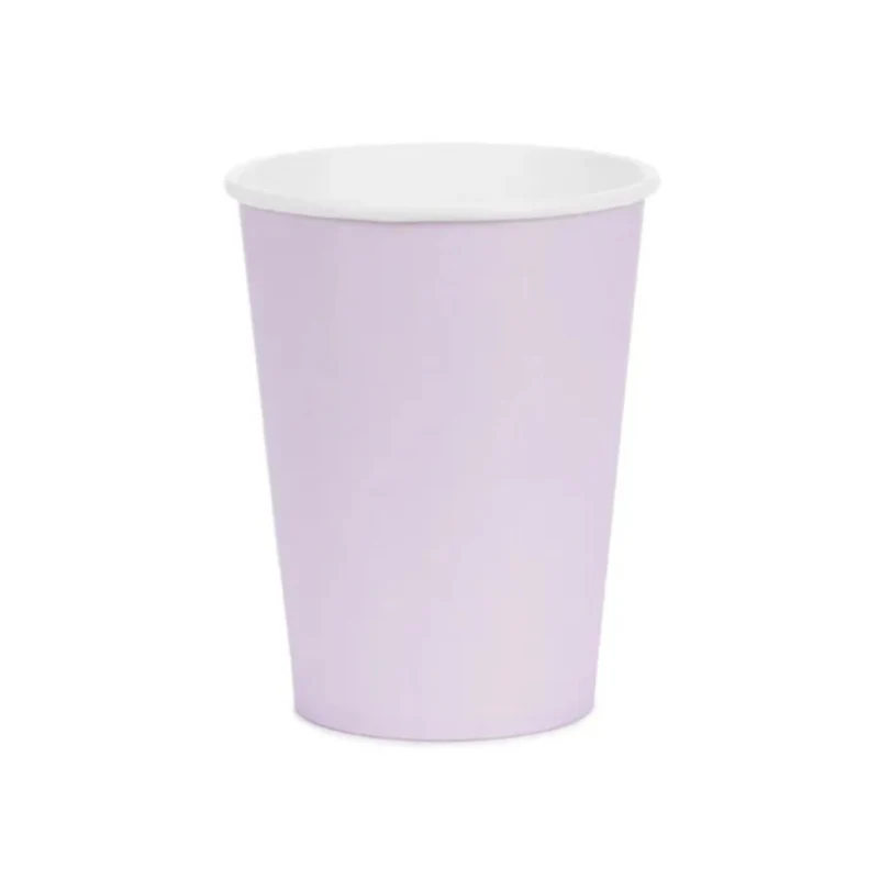 Pappbecher 250ml/6 Stk. | Unifarben