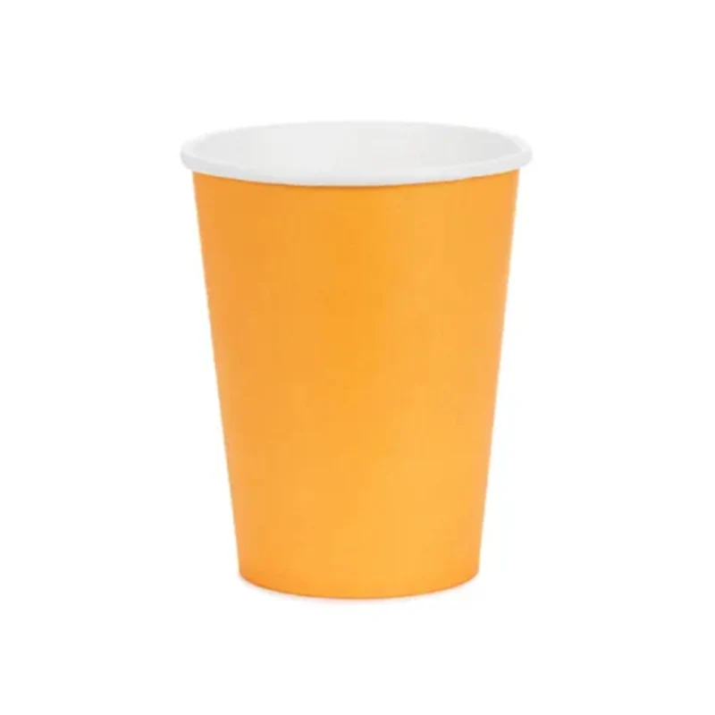 Pappbecher 250ml/6 Stk. | Unifarben