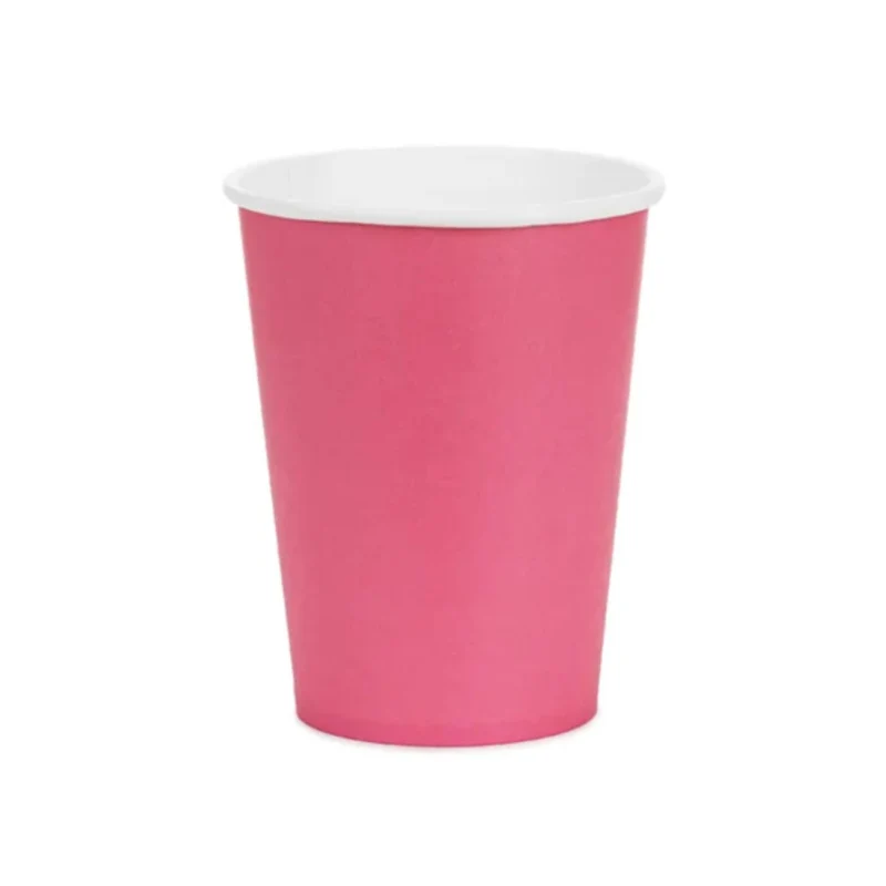 Pappbecher 250ml/6 Stk. | Unifarben