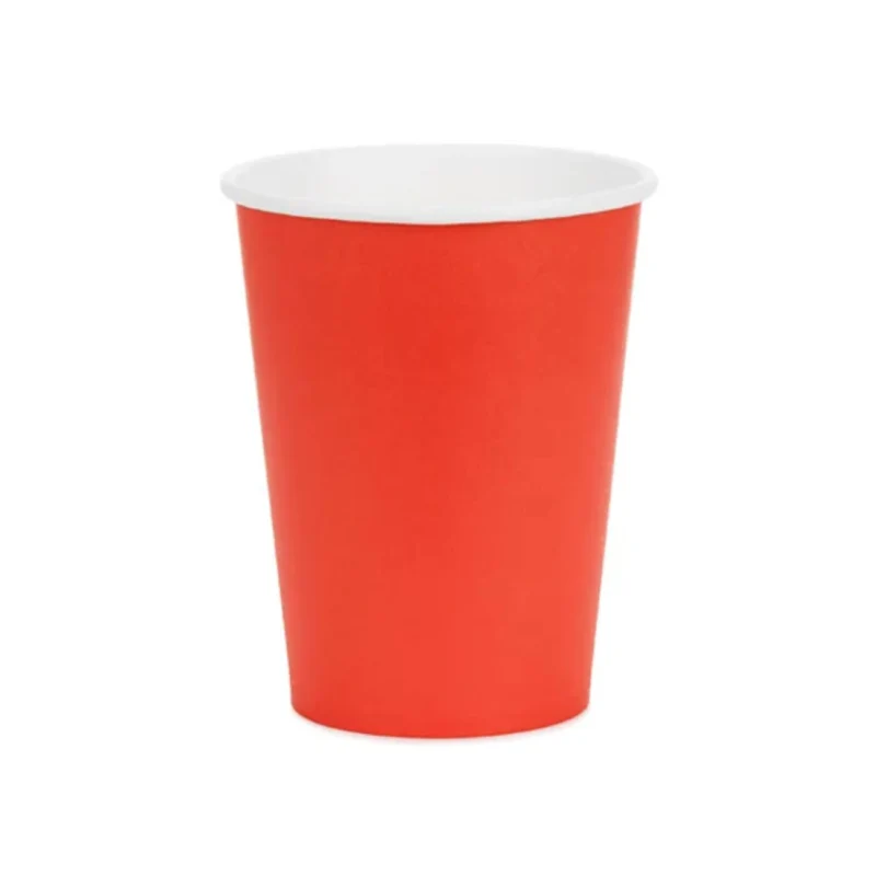 Pappbecher 250ml/6 Stk. | Unifarben